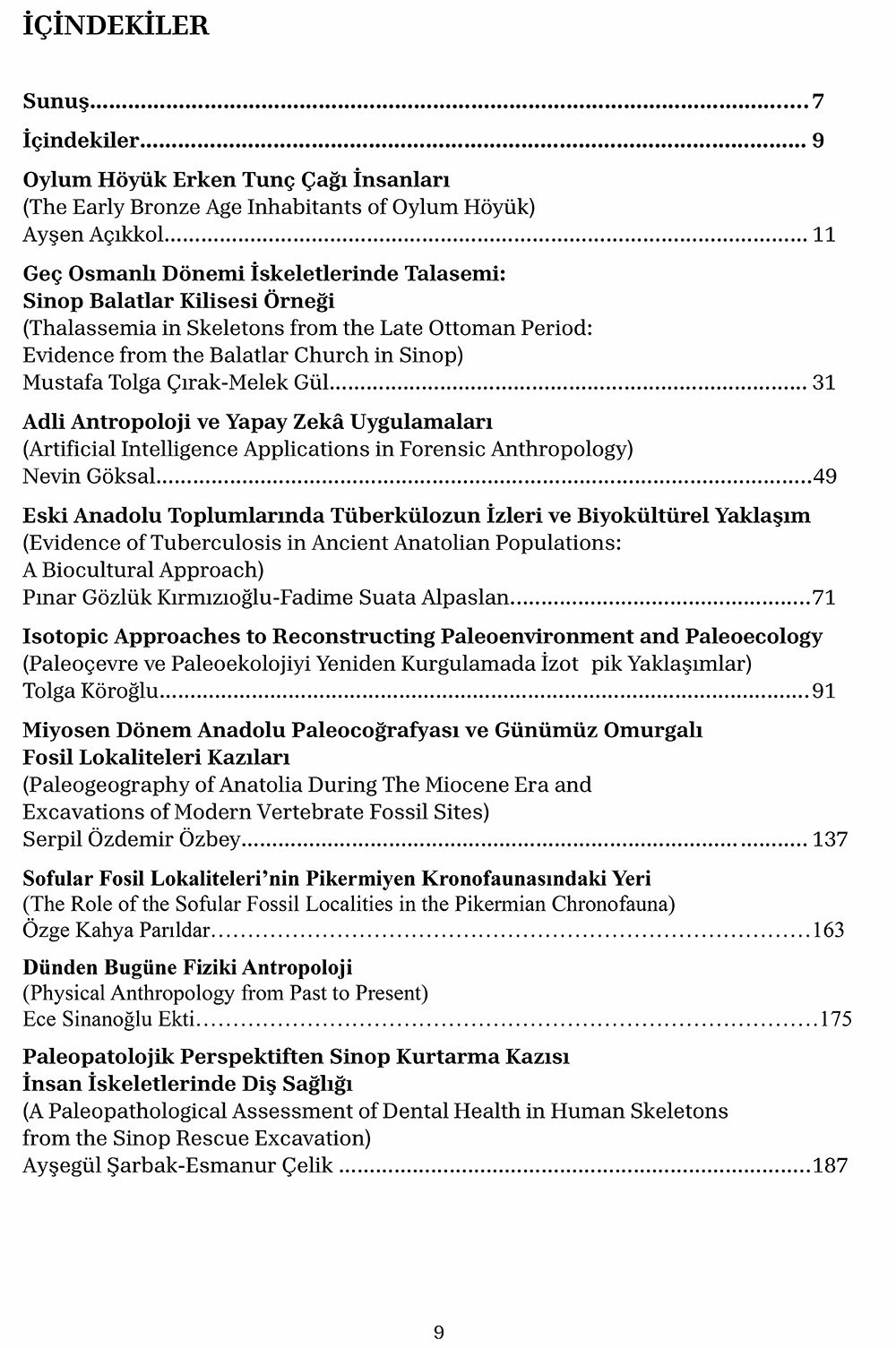YERALTINDAN NOTLAR-2: Fiziki Antropoloji ve Paleoantropoloji Araştırmaları